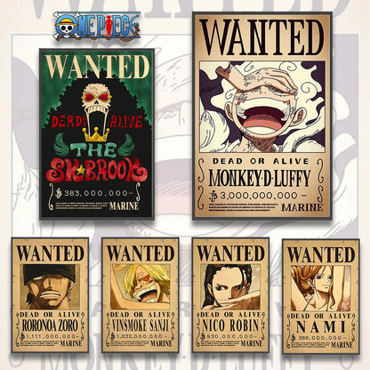 One Piece bounty posters