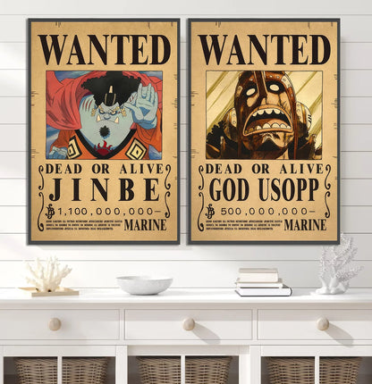 One Piece bounty posters