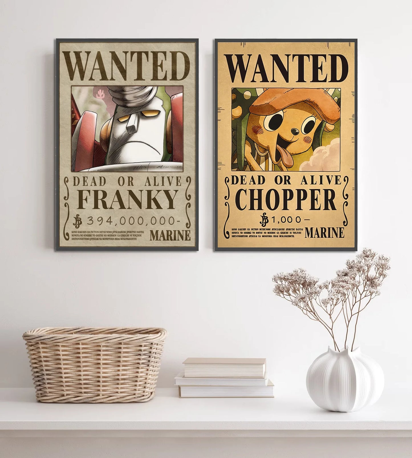 One Piece bounty posters