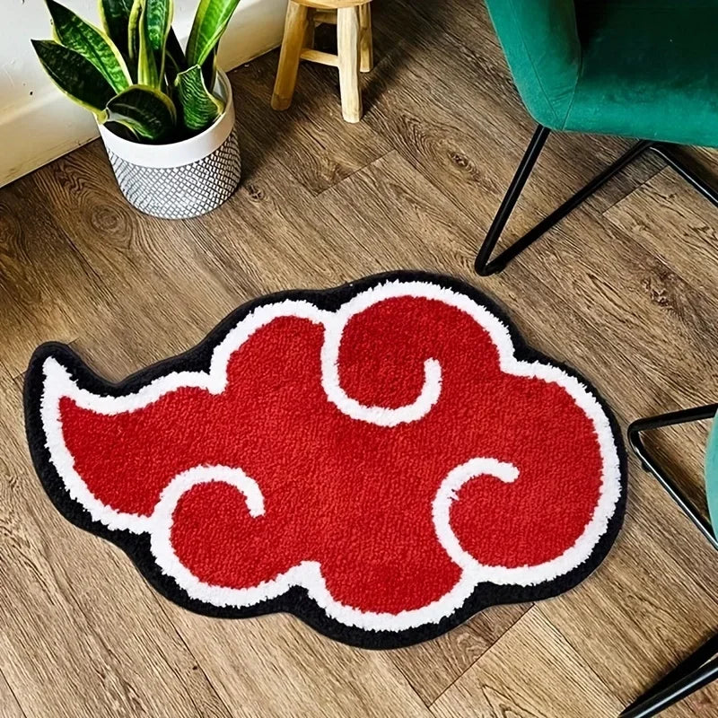 Akatsuki red cloud carpet rug