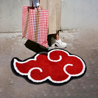 Akatsuki red cloud carpet rug