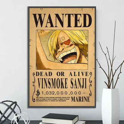 One Piece bounty posters